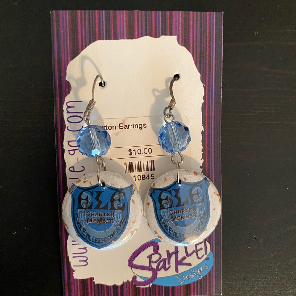 Dr. Horrible ELE earrings - rare!